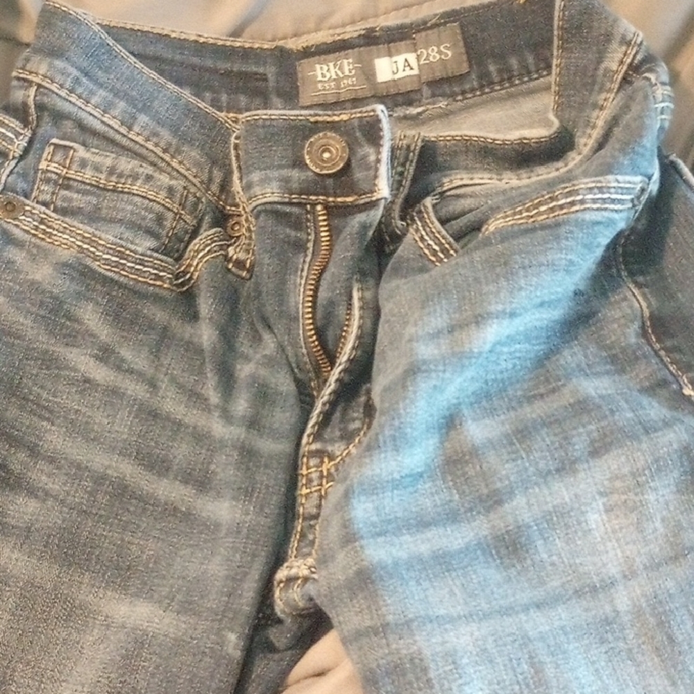 BKE Mens Blue Jeans Sz 28slim